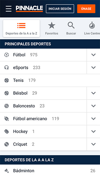 Pinnacle Perú - Deportes
