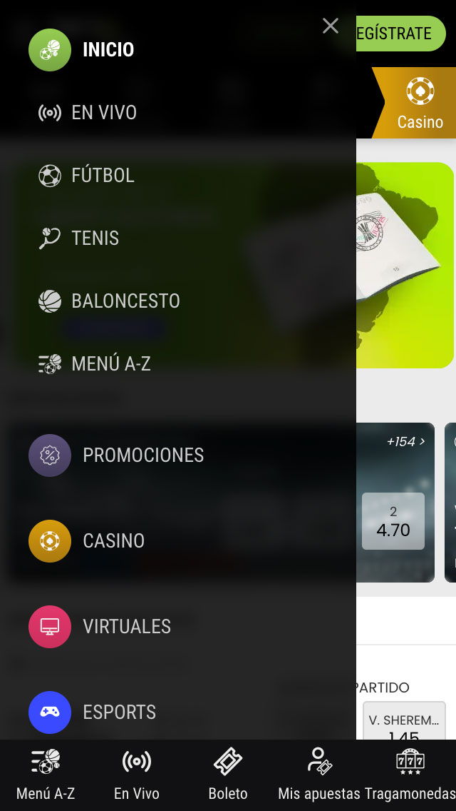 Retabet app en móvil