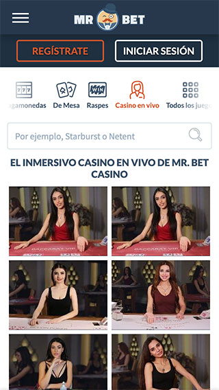Mr.Bet Perú - Casino en Vivo
