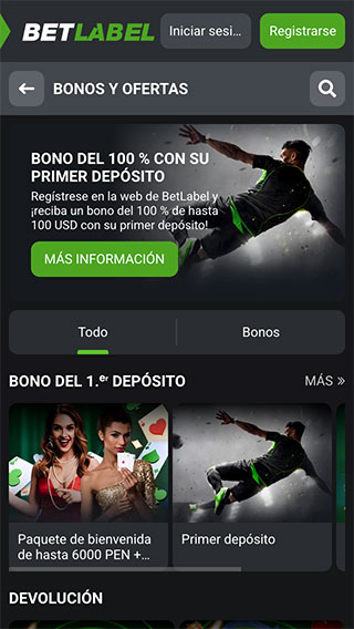 Betlabel Perú Bonos