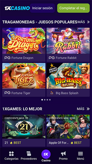 1xCasino Perú Tragamonedas