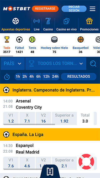 Mostbet Apuestas Deportivas