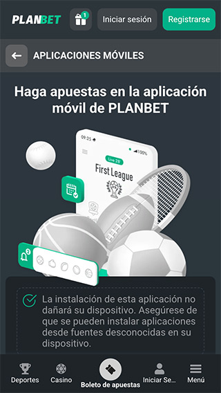Planbet Perú App